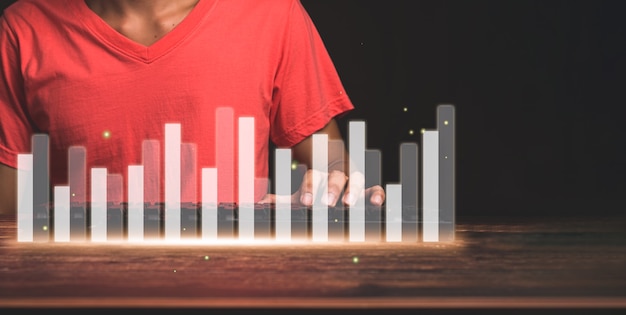 Entrepreneur working on startup concept